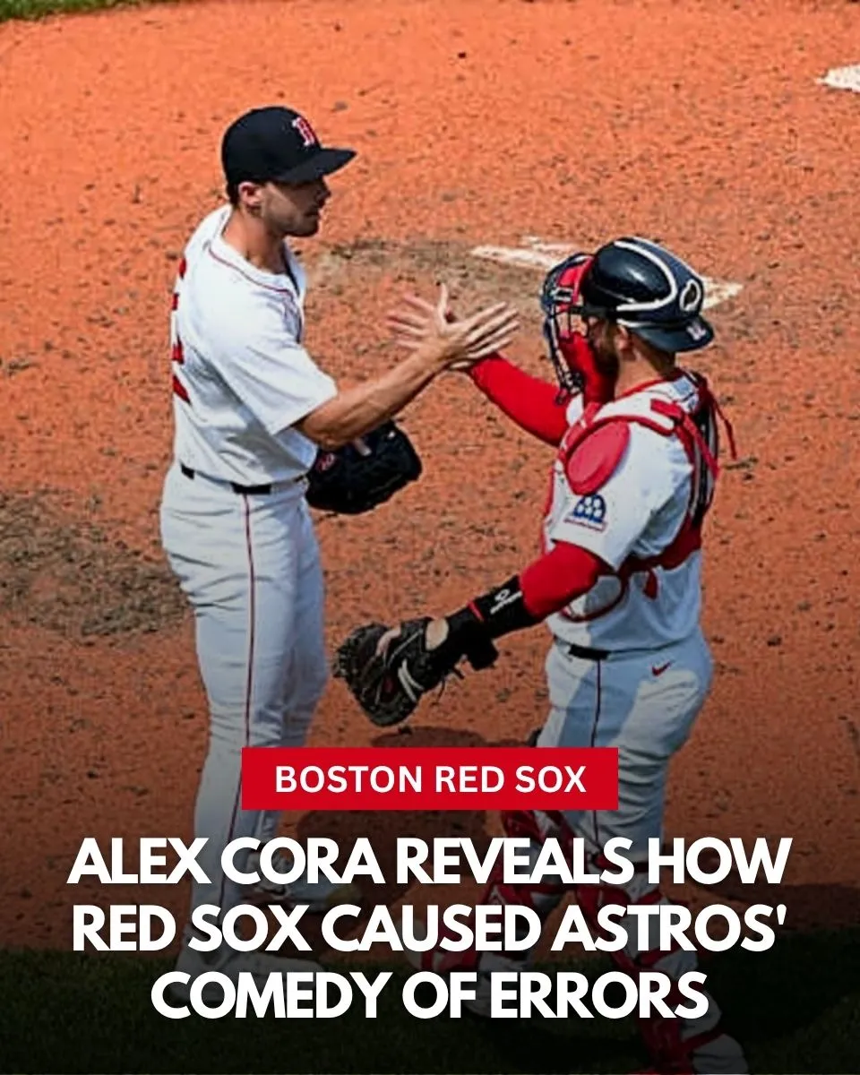 Alex Cora Reveals How Red Sox Caused Astros' Comedy Of Errors