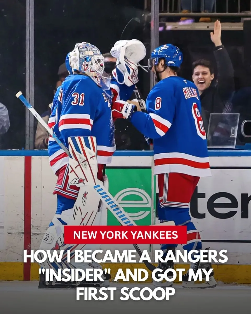 How I Became a Rangers "Insider" And Got My First Scoop