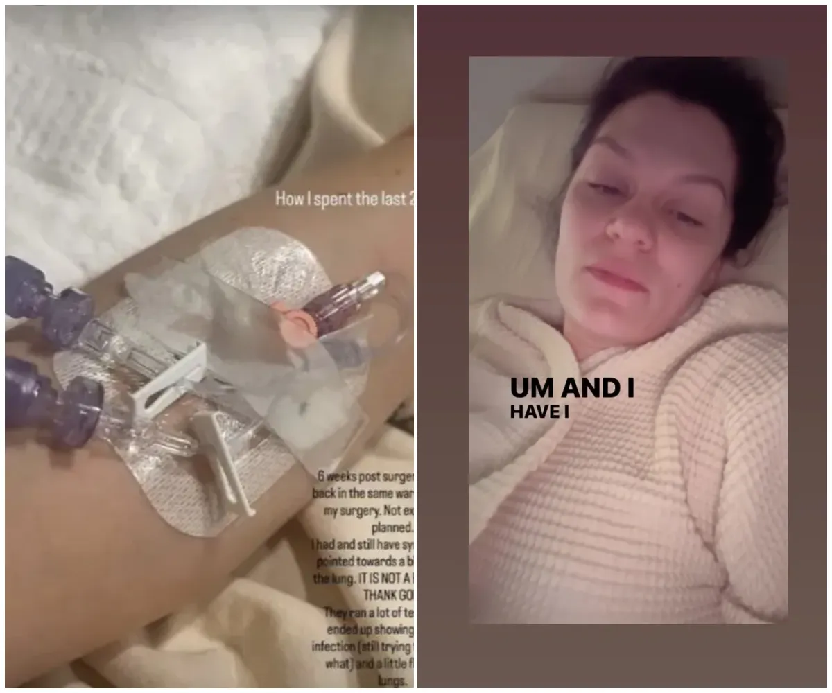 ‘I woke up and couldn’t breathe’ — Jessie J shares candid health update after being rushed back to hospital with infection and fluid on her lungs just six weeks after breast cancer surgery - suong