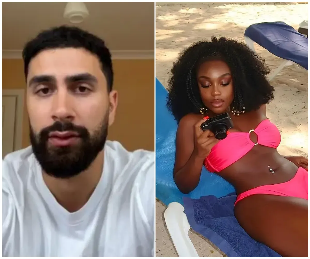 ‘You can’t sue if it’s true’ — Love Island exes locked in explosive race row just four months after split as she accuses him of calling her skin ‘dirty’ and he furiously denies it in tearful video - suong
