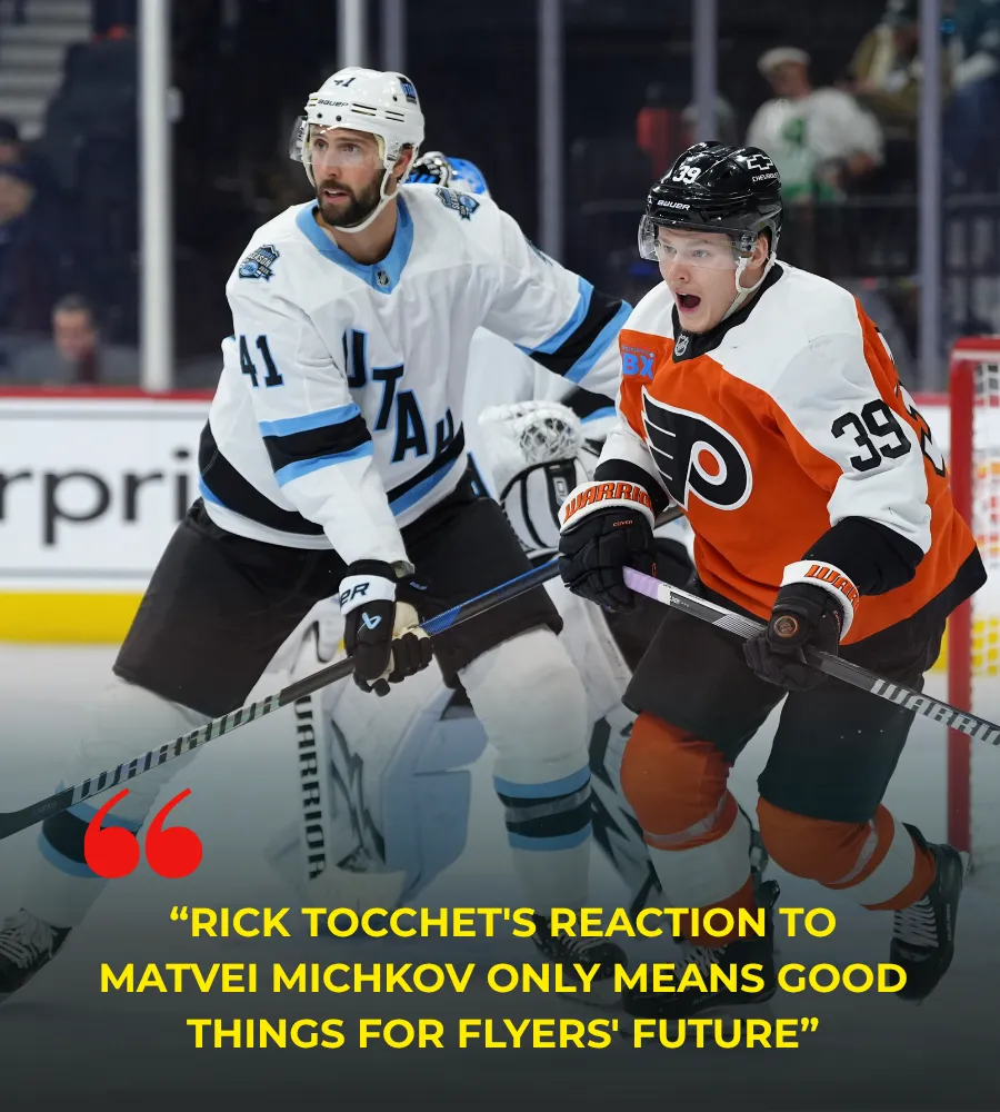 Rick Tocchet's Reaction to Matvei Michkov Only Means Good Things for Flyers' Future