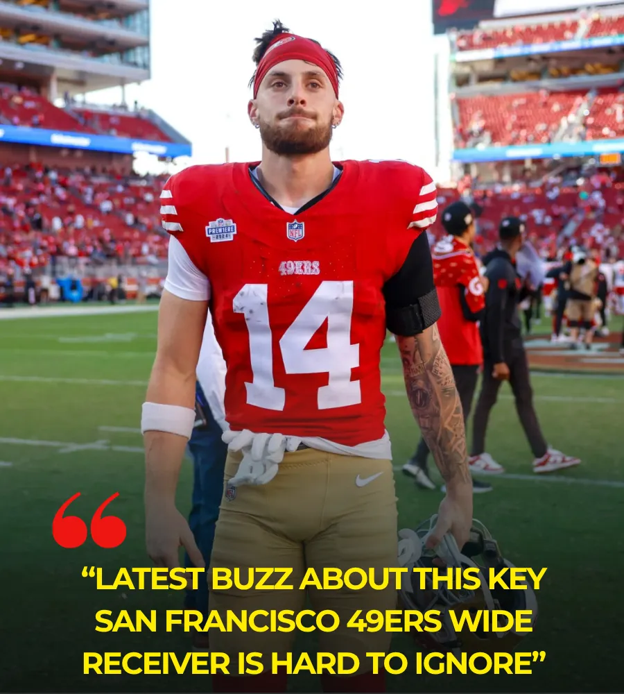 Latest Buzz About This Key San Francisco 49ers Wide Receiver is Hard to Ignore