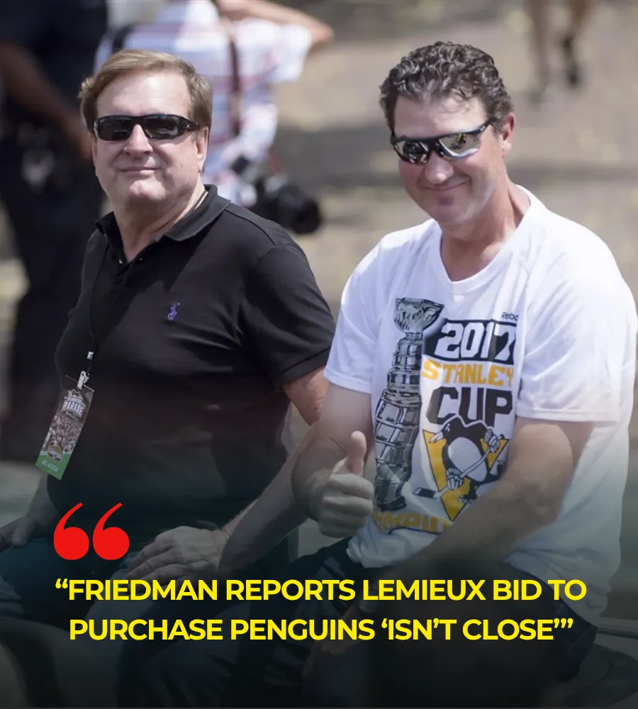 Friedman Reports Lemieux Bid to Purchase Penguins ‘Isn’t Close’
