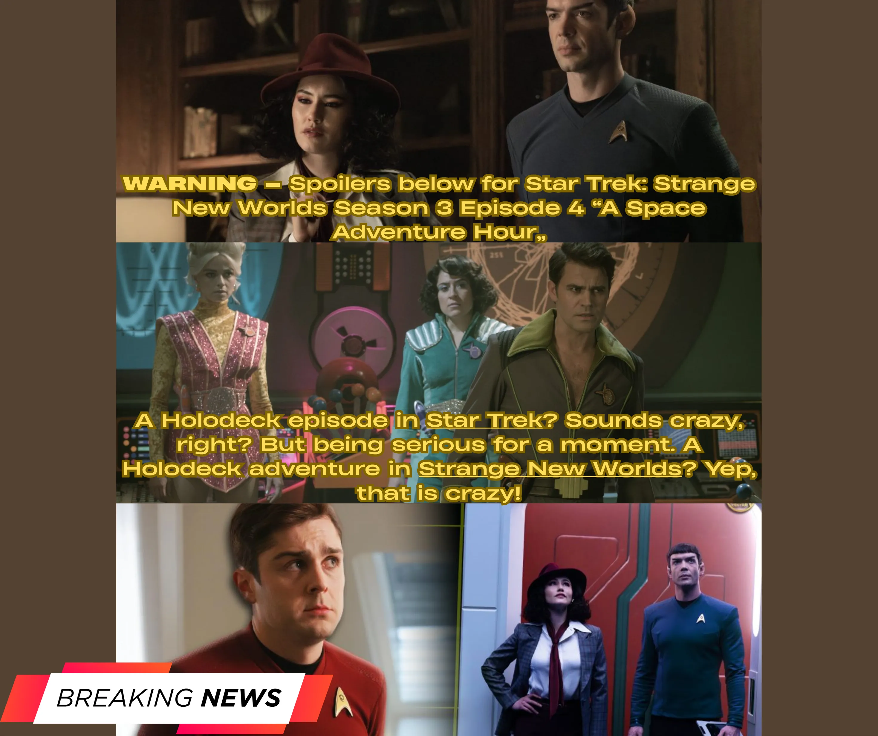 Star Trek: Strange New Worlds Season 3 – “A Space Adventure Hour” Review