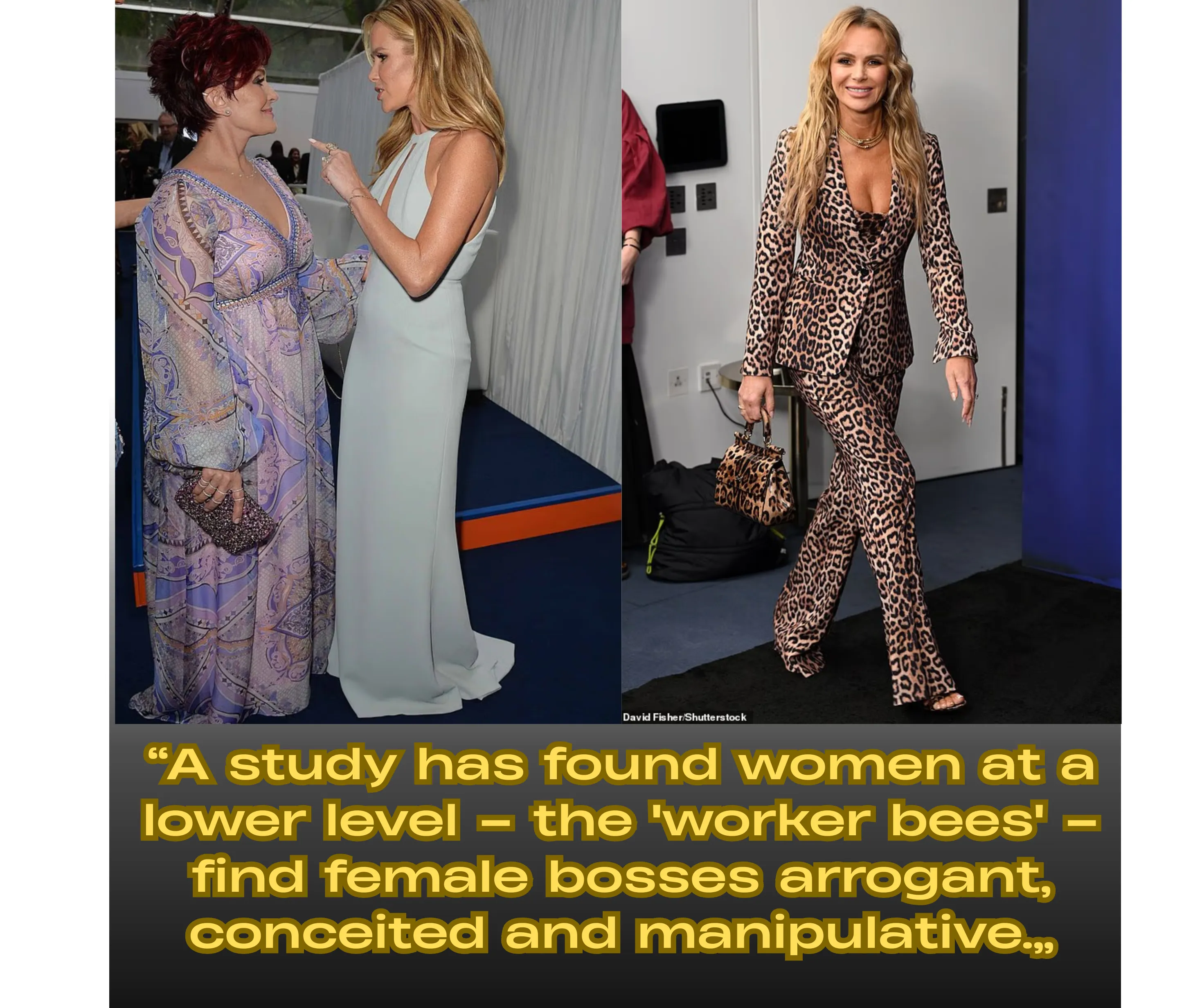 Women are NOT bitchy to each other at work, says Amanda Holden... It's just men setting us up