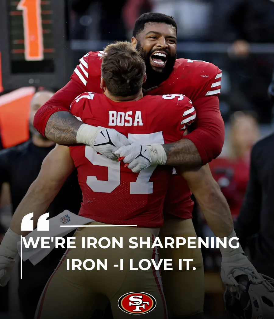 “Them Boys Are Comin’”: 49ers Legend Trent Williams Pushed to the Limit by Bosa & Rookie Phenom