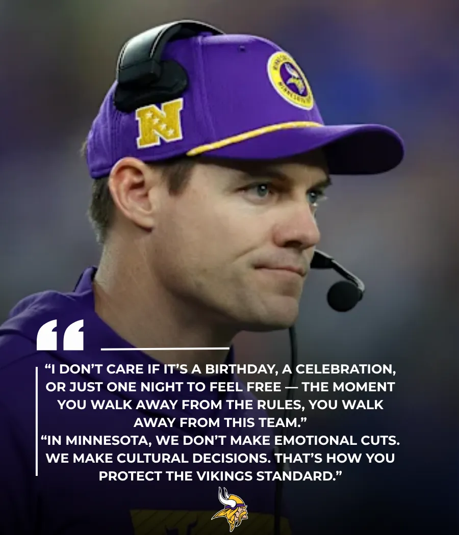 JUST IN: Vikings Rookie Released After Breaking Curfew — Coach Delivers Harsh Message on Team Culture