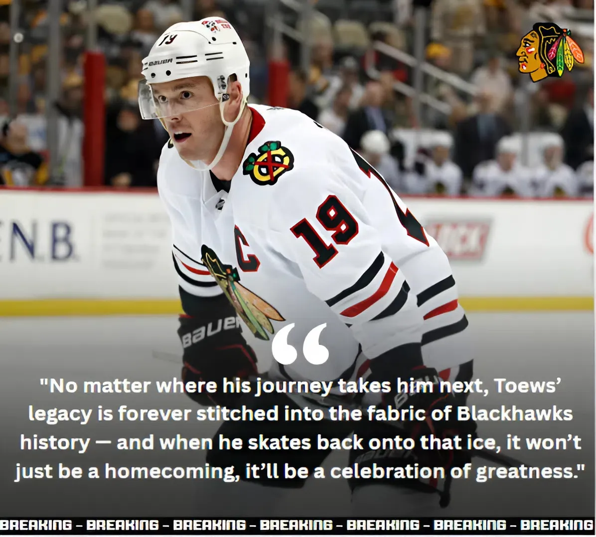 Jonathan Toews’ Return To United Center Will Be A Highlight Of 2025-26 Season