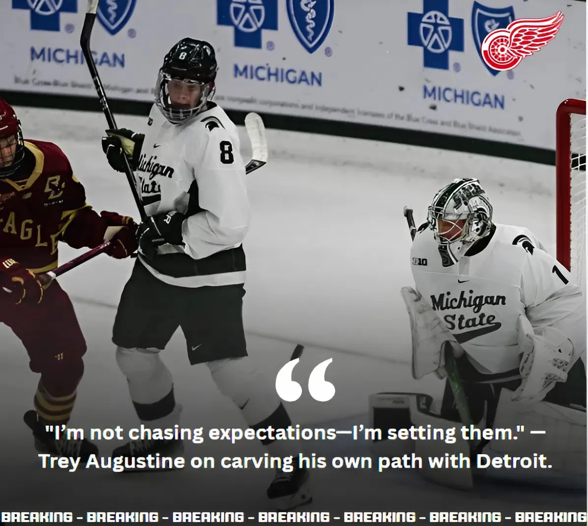 "Something To Prove" - Red Wings' Prospect Trey Augustine Makes Major Bet On Himself