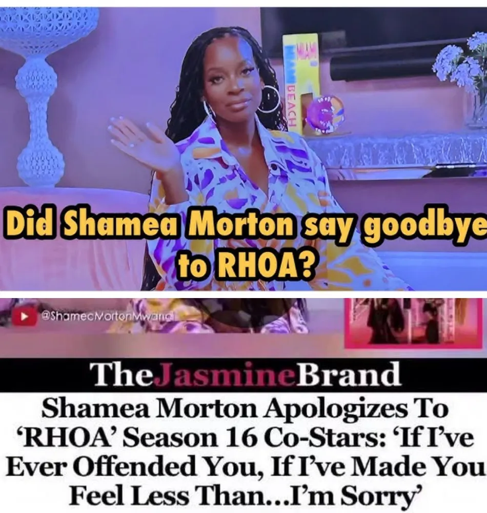 VIDEO: Shamea Morton Apologizes to RHOA Costars After Season 16
