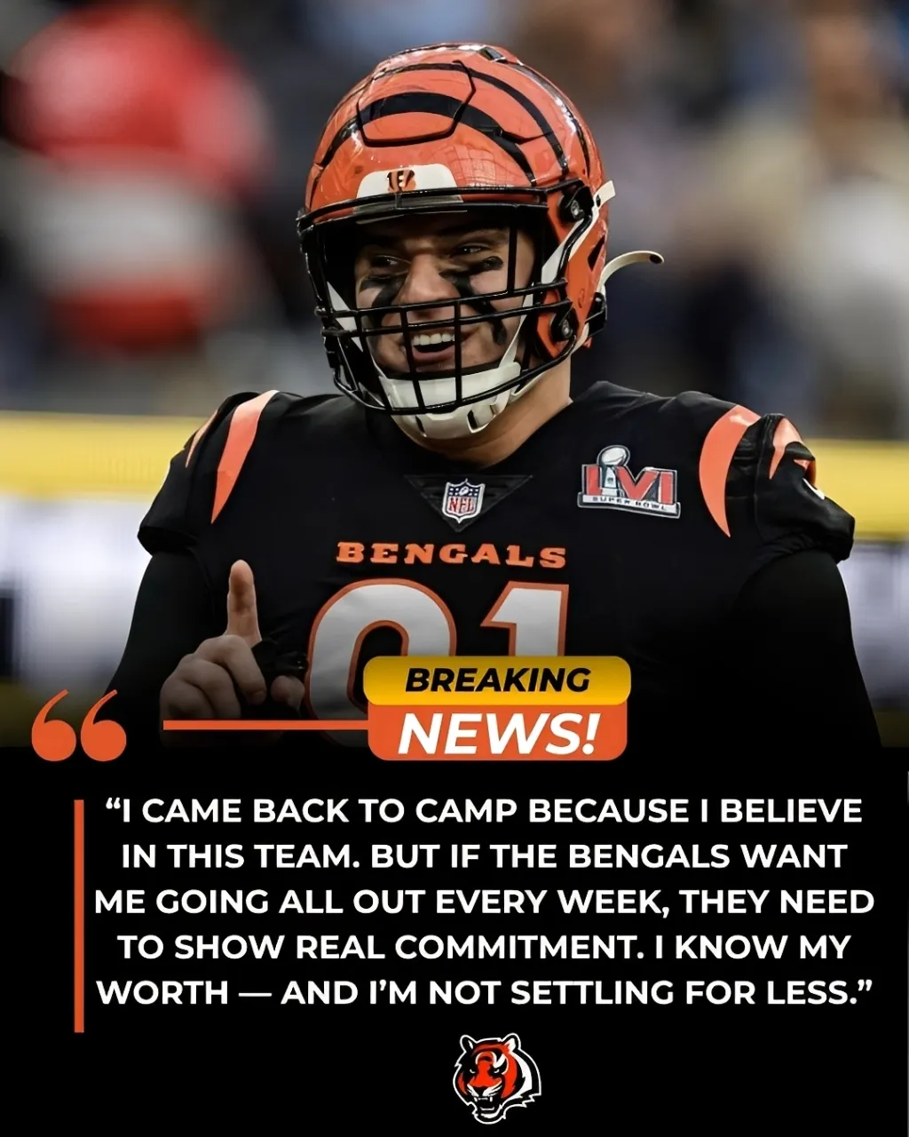 Update On Bengals Contract Talks With DE Trey Hendrickson