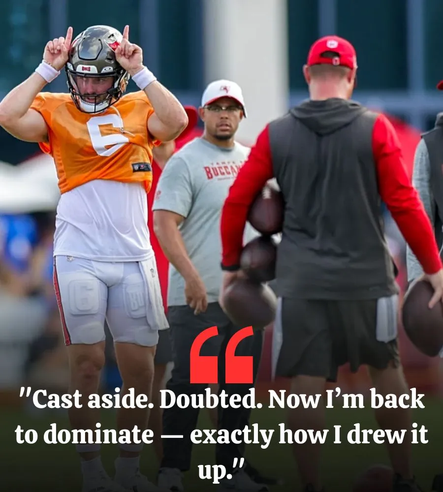 Baker Mayfield reveals his focus as Buccaneers ramp up training camp