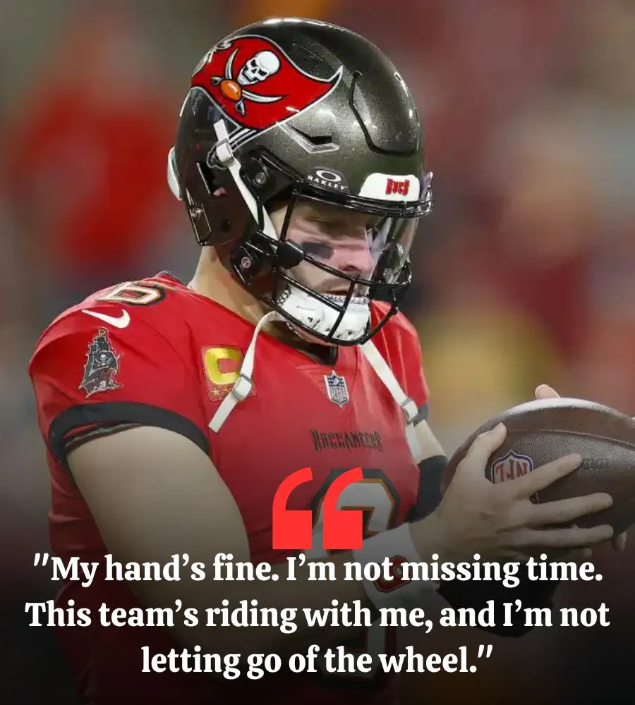 Buccaneers’ Star QB Baker Mayfield’s Injury Raises Eyebrows — Is Tampa Bay’s Season at Risk?
