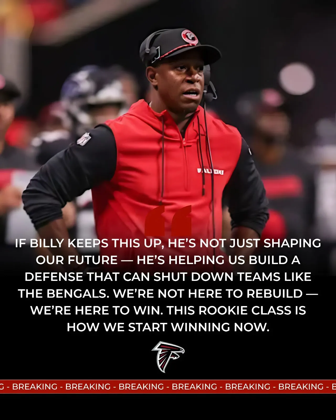 This Falcons rookie (not named Jalon Walker) has been dominating at training camp