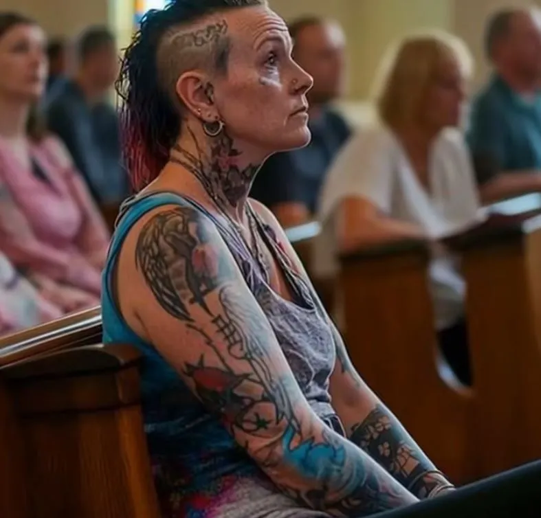 In Church, I Noticed An Adult Woman Who Many Tattoos And Body Piercings, And It Made Me Uncomfortable