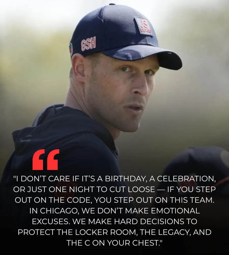 “Step Out on the Code, Step Out on the Team”: Ben Johnson’s No-Nonsense Message Sets New Tone in Chicago