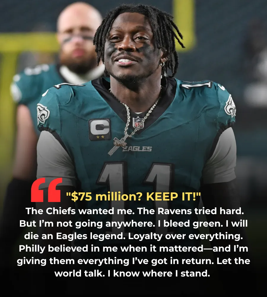 “$75 Million? KEEP IT!” A.J. Brown Stuns the NFL With Loyalty Over Luxury