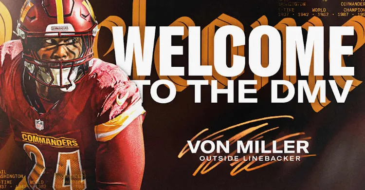 As expected, Von Miller lands on the first team in Washington’s initial depth chart