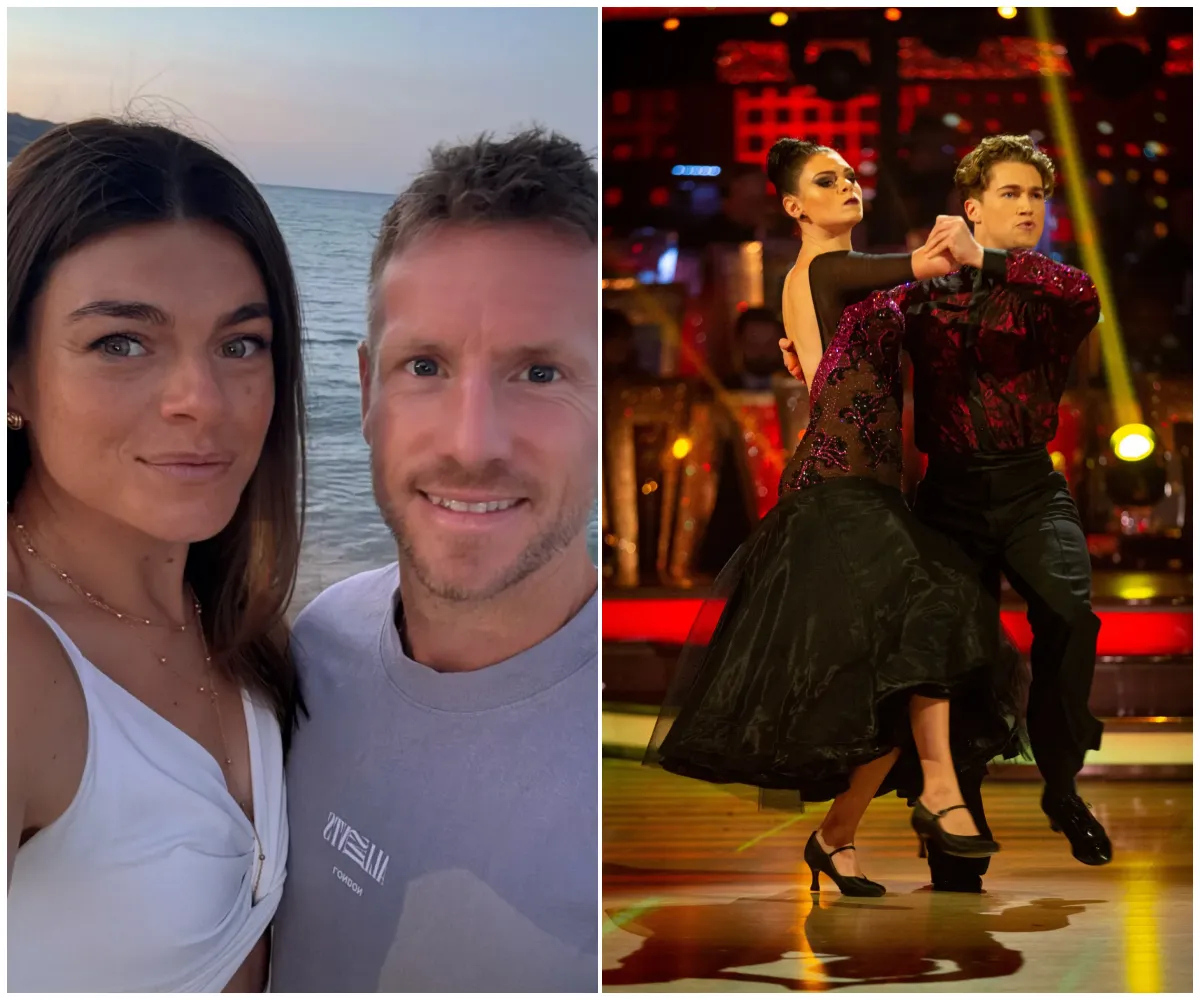 Strictly Come Dancing star stuns fans by going public with boxer boyfriend .... after past romance rumours with BBC dance pro — in dreamy Sardinia beach snaps - suong
