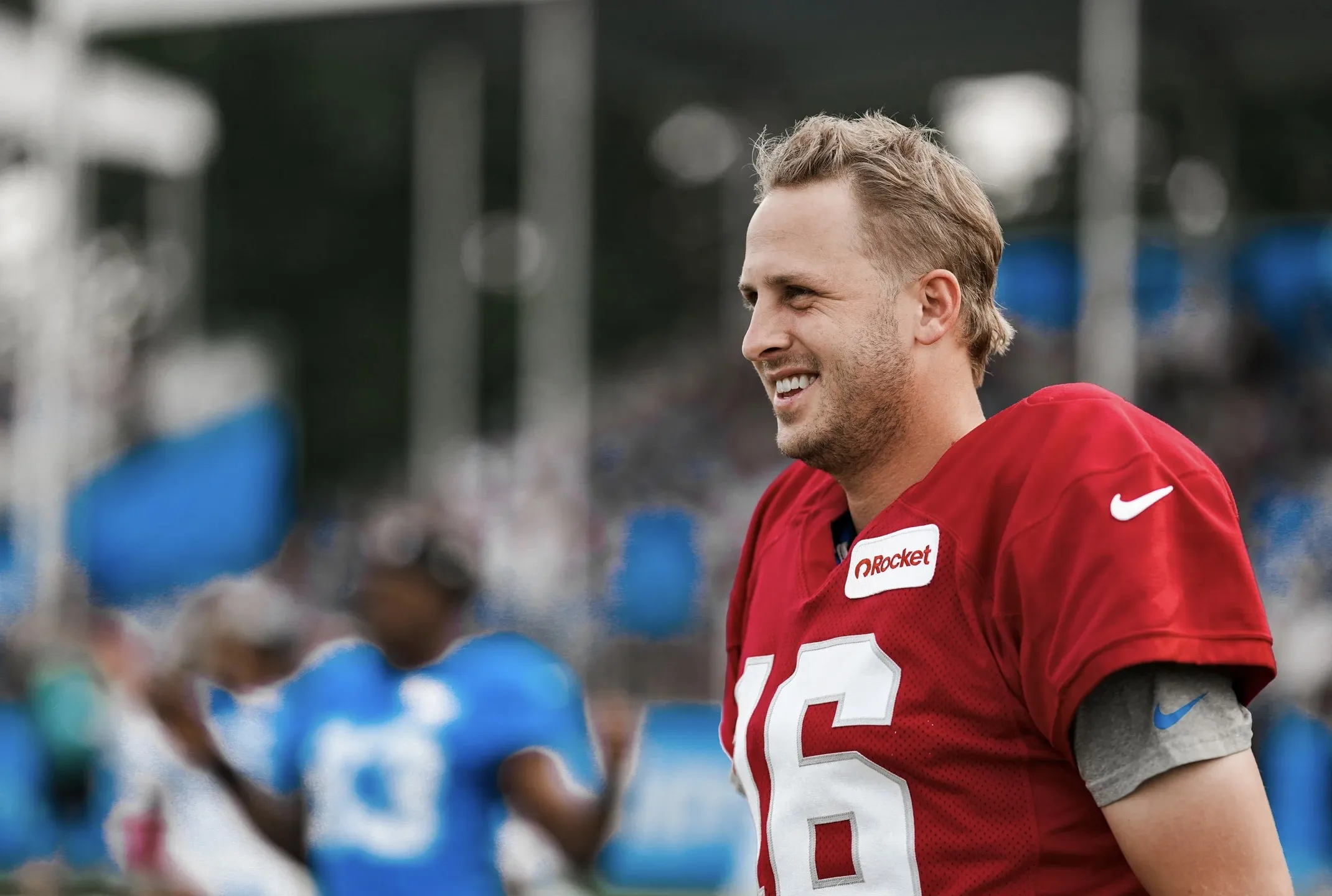Jared Goff, Lions’ defiant take on losing Ben Johnson to Bears