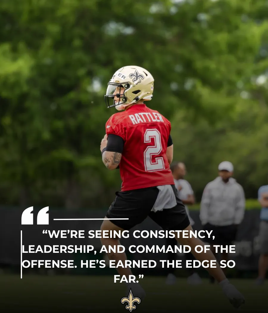 Saints quarterback has 'convincing lead' in training camp battle