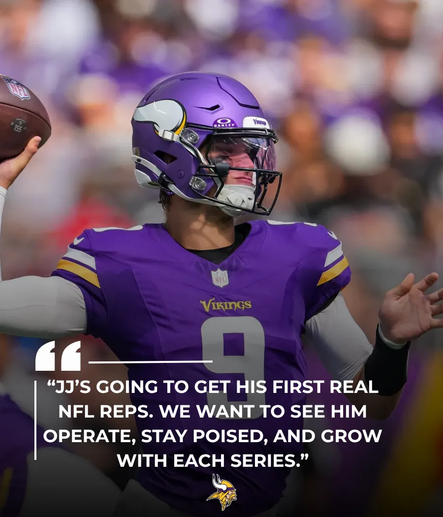 Vikings HC Kevin O’Connell confirms JJ McCarthy plan for preseason opener