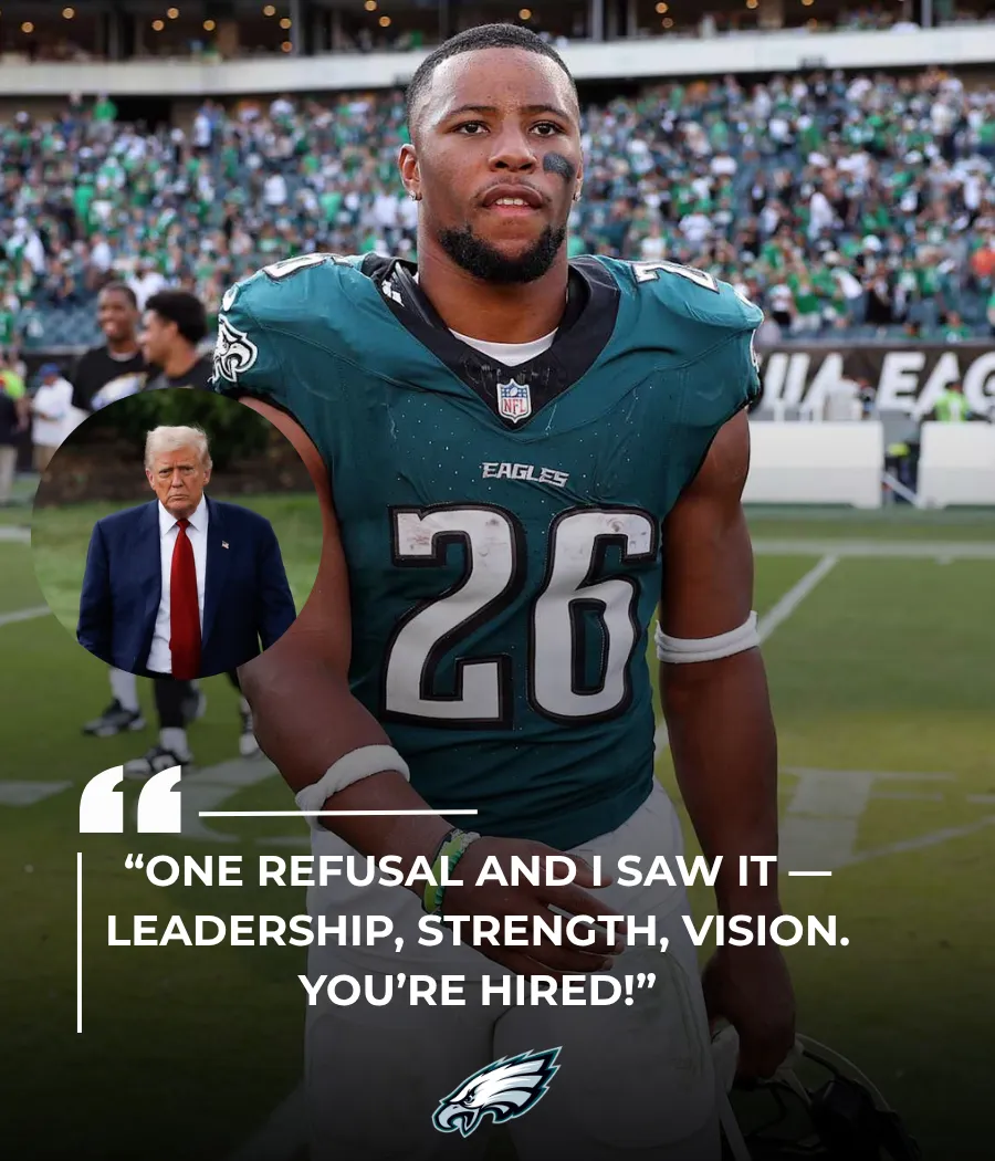 Saquon Snubs President’s “Job” Offer; Trump’s Response: You’re Hired!