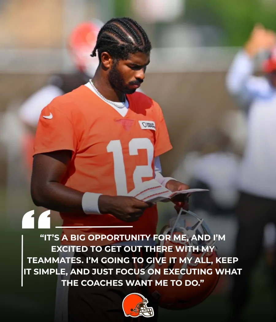 Browns Announce Shedeur Sanders Will Start in Friday's Preseason Opener in Carolina