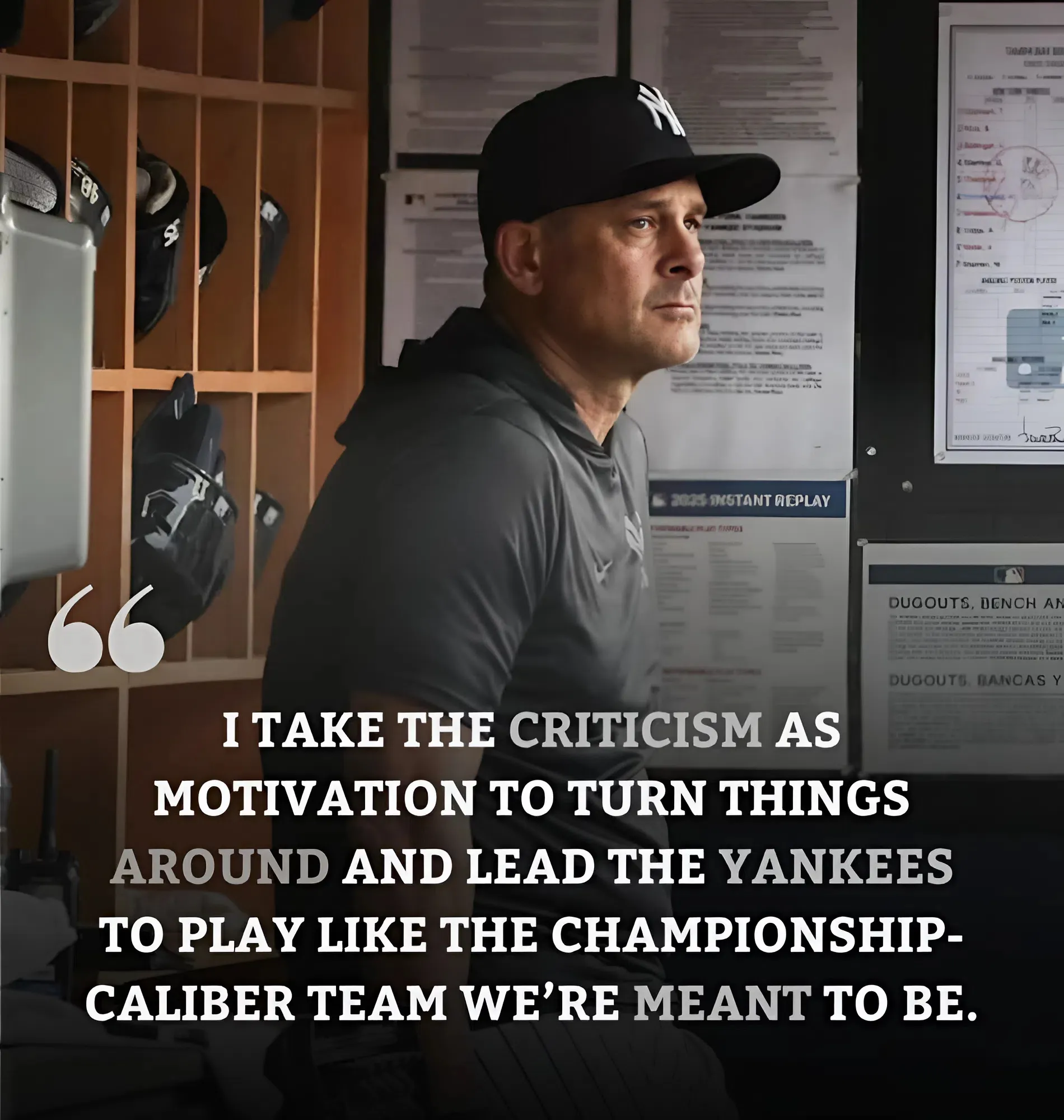 Aaron Boone's latest defense really feels like his seat's as hot as ever with Yankees