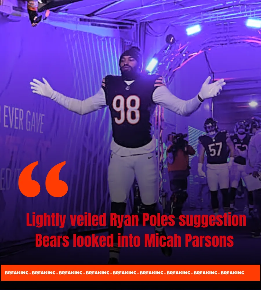 Lightly veiled Ryan Poles suggestion Bears looked into Micah Parsons