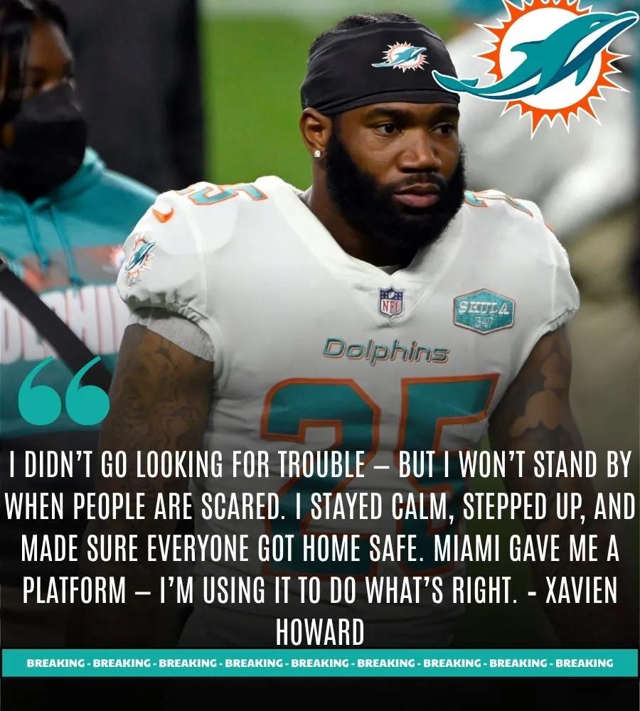 Xavien Howard Steps In During Mall Altercation — Dolphins Star Keeps Calm, Protects Bystanders