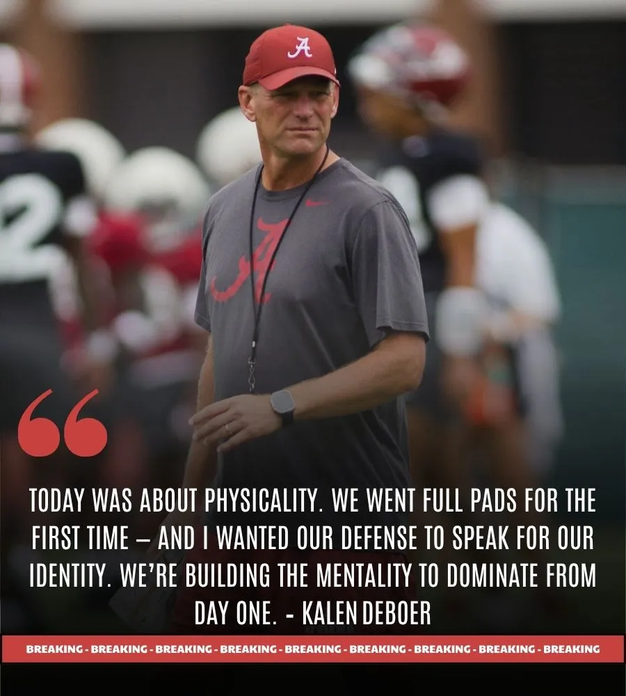 What we saw at Alabama football’s 6th preseason camp practice