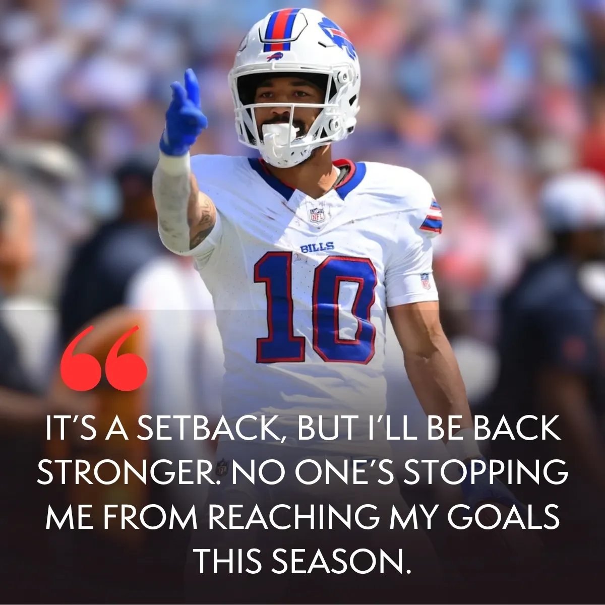 Bills $53 Million Playmaker Seen In Walking Boot Days After Injury