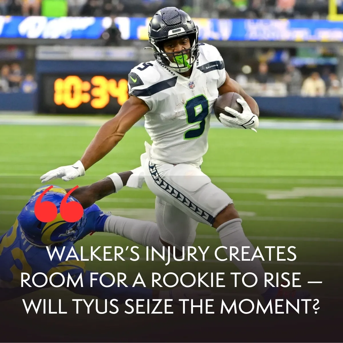 Seahawks Land Former 1,200-Yard Running Back Amid Ken Walker’s Injury
