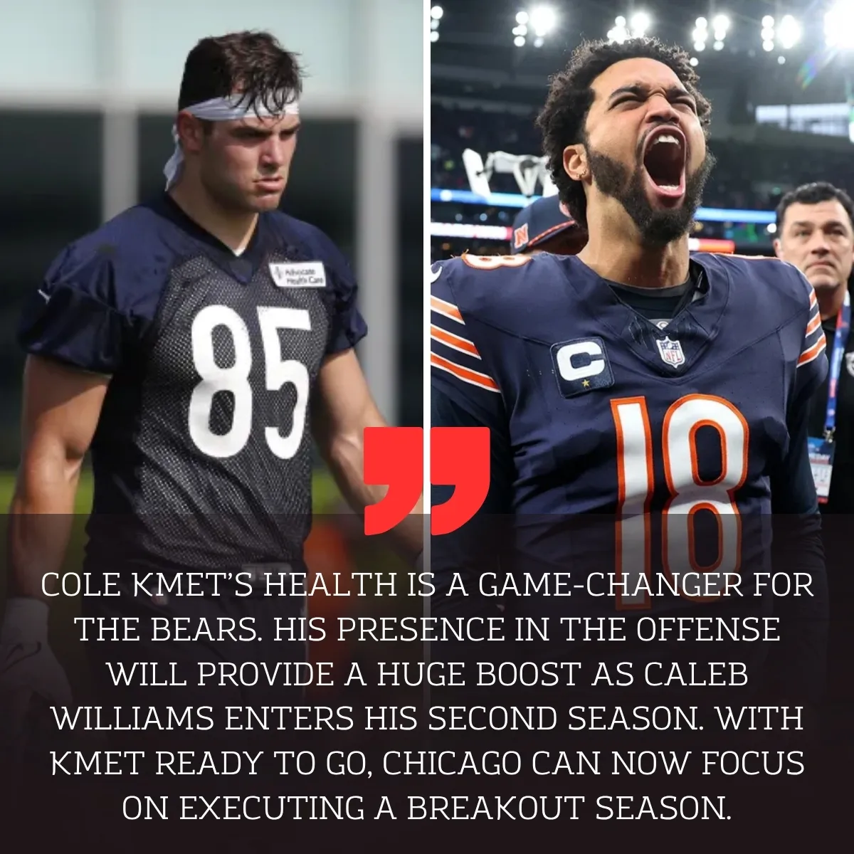 Bears’ Caleb Williams wea.pon avoids major injury after practice scare