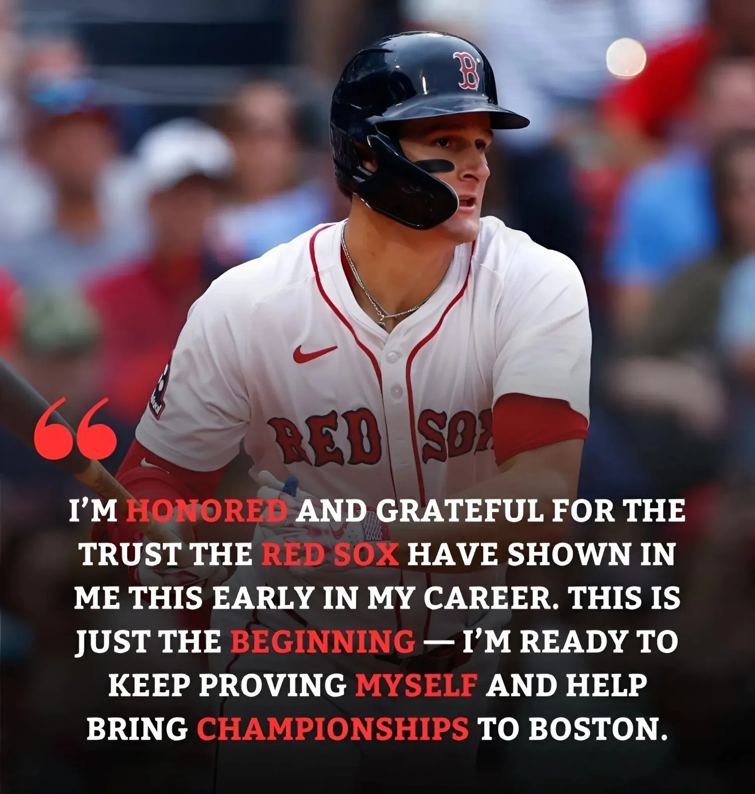 Roman Anthony agrees to $130 million contract extension with Red Sox in rookie season
