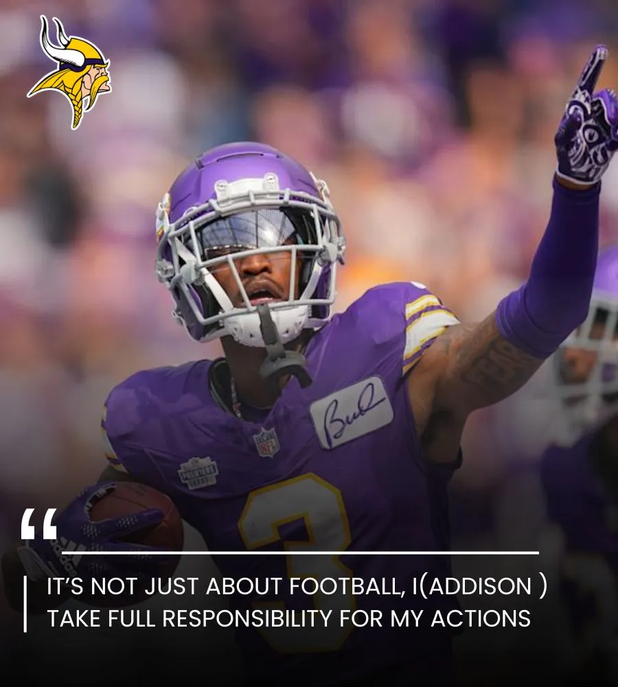 Jordan Addison’s DUI Incident a Major Setback for Minnesota Vikings’ Season