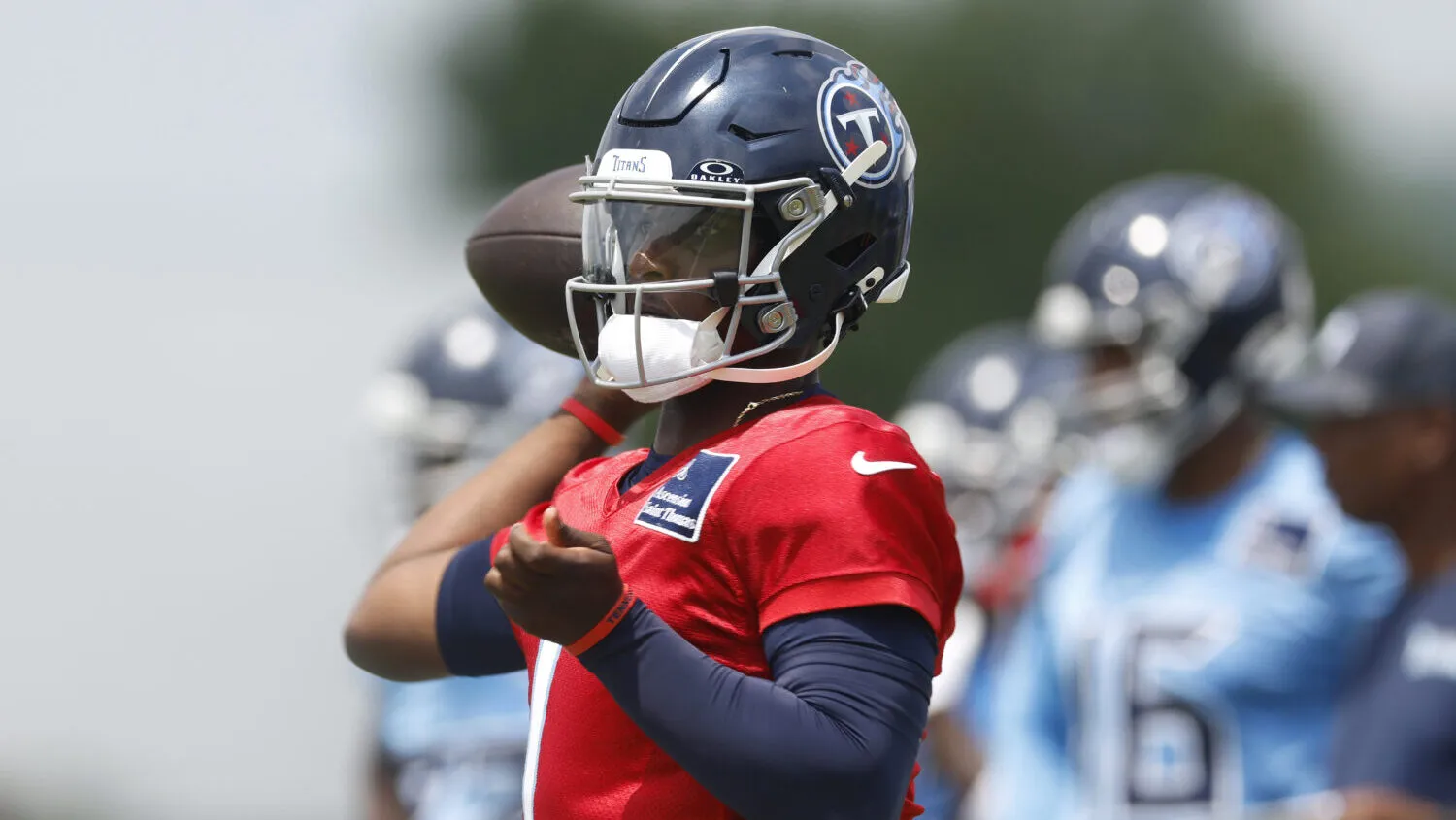 The Titans announced Cam Ward will start in their first preseason game against the Tampa Bay Buccaneers