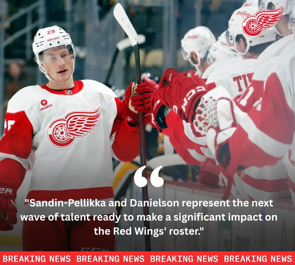 New Red Wings Top 10 Prospect Rankings Features Sandin-Pellikka, Danielson and More
