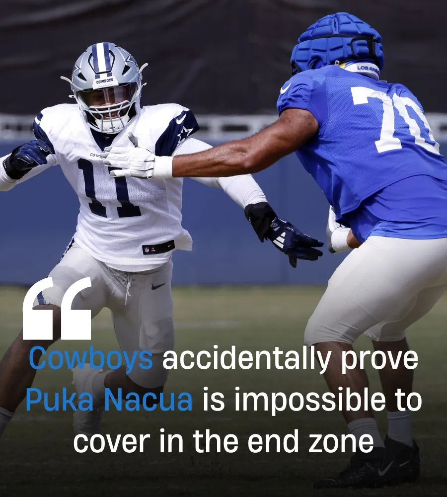 It’s only a scrimmage but Rams star didn’t break a sweat exposing the Cowboys