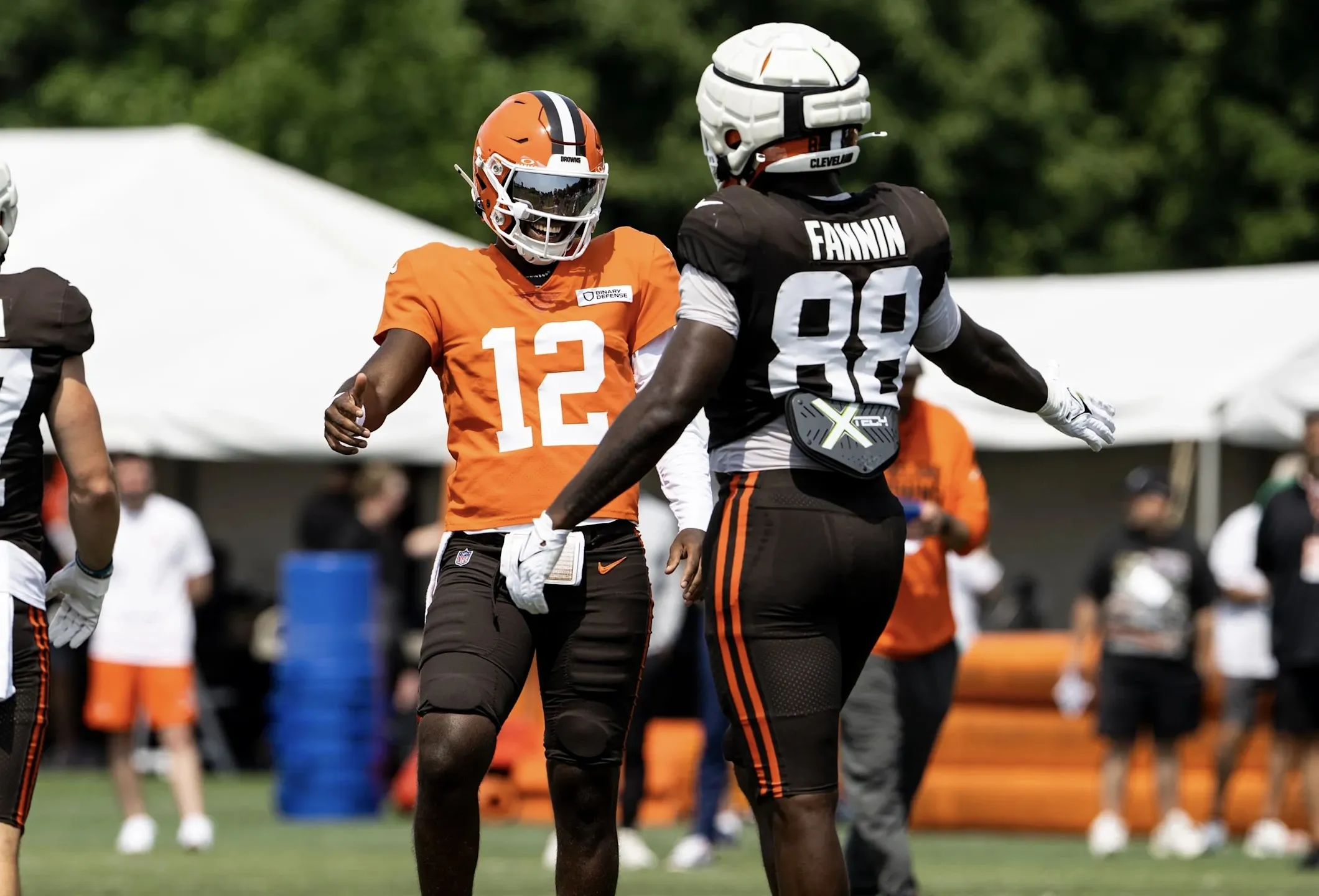 The Browns announced Sanders will start in their first preseason game against the Panthers on Friday