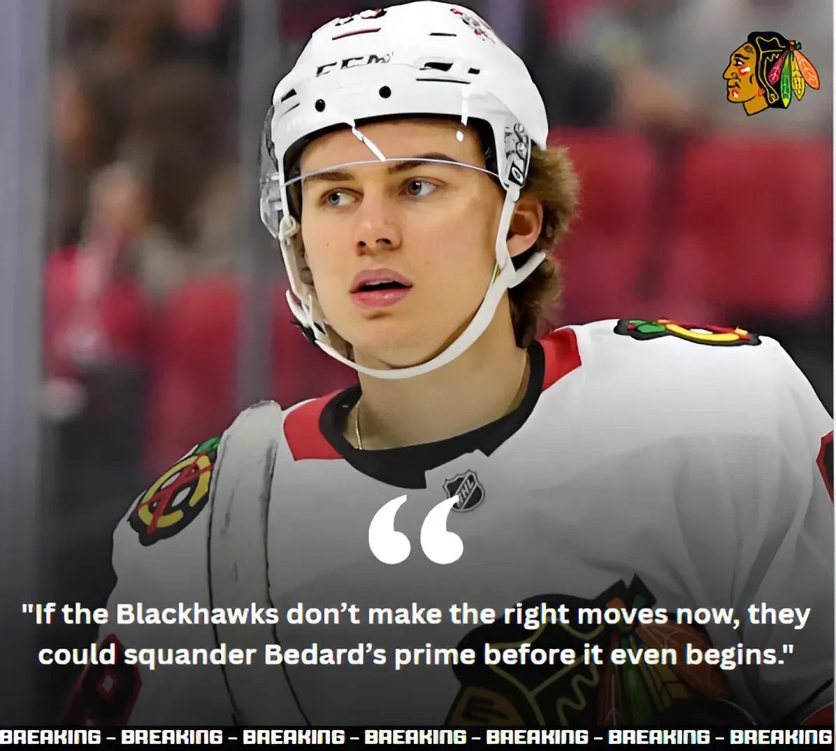 Blackhawks need to stop wasting Connor Bedard’s prime years before they start