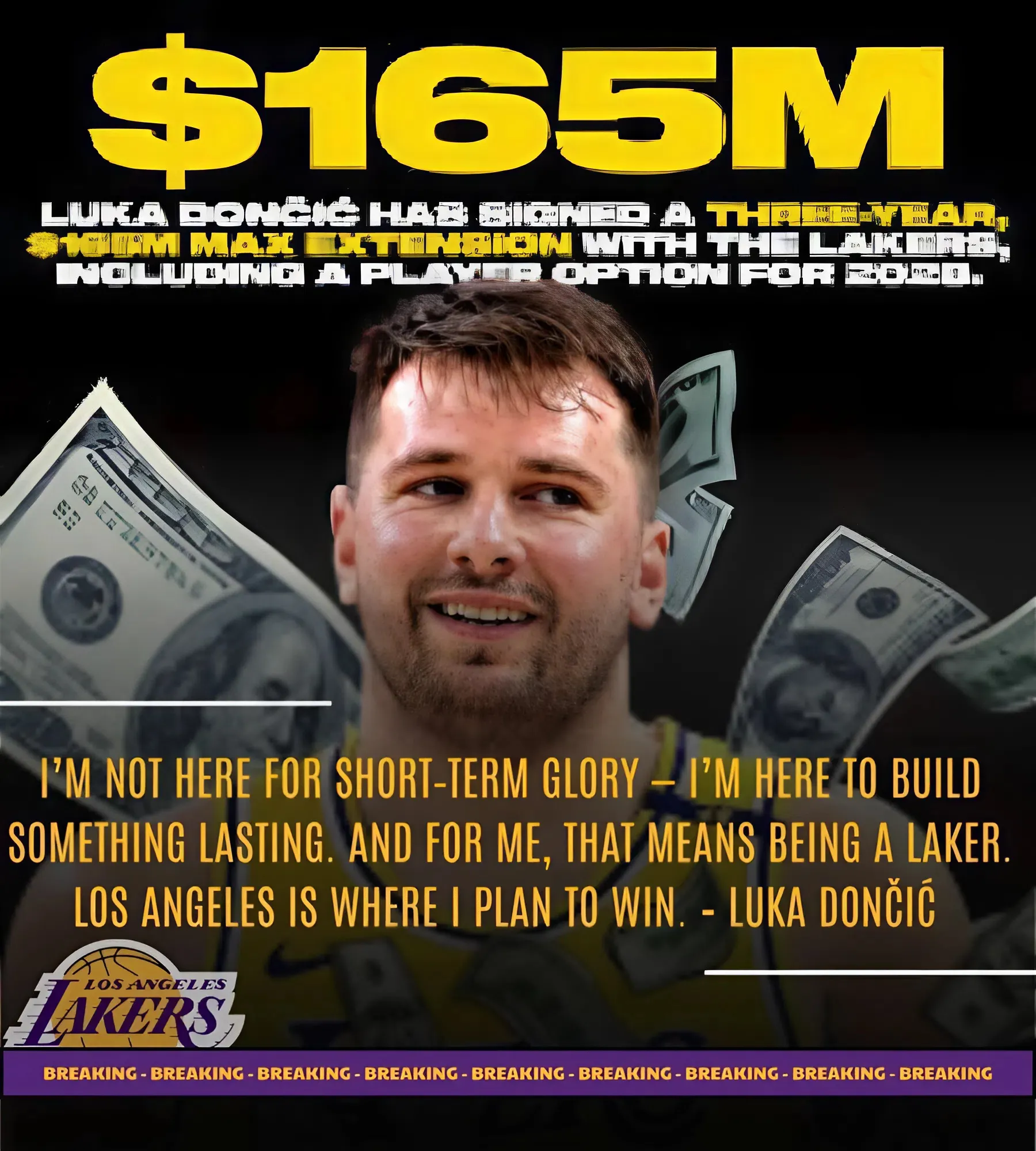 Luka Dončić Signs 3‑Year Max Extension with Lakers — Franchise Locks in Future Star