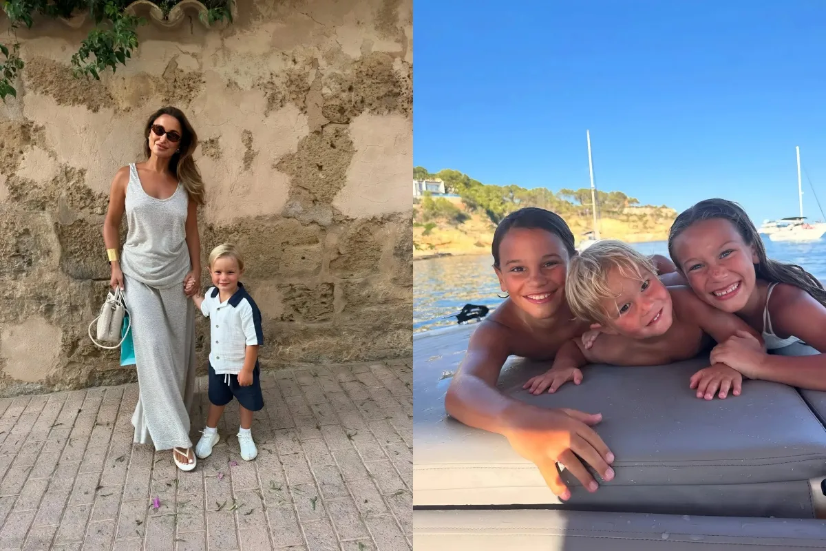 Sam Faiers mum-shamed AGAIN as fans spot her kids’ ‘sunburned faces’ after she admitted they don’t wear SPF liennhi