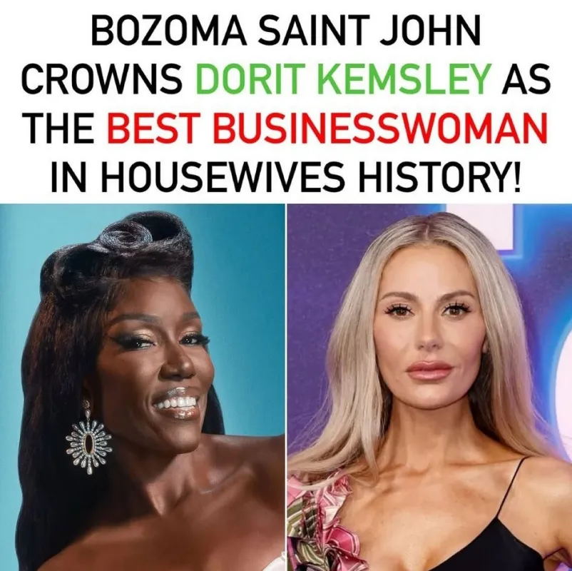 BOZOMA SAINT JOHN CROWNS DORIT KEMSLEY AS THE BEST BUSINESSWOMAN IN HOUSEWIVES HISTORY!