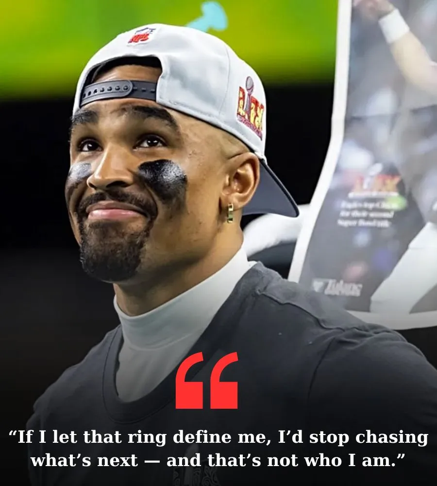 Eagles’ Jalen Hurts drops mic about future after Super Bowl win