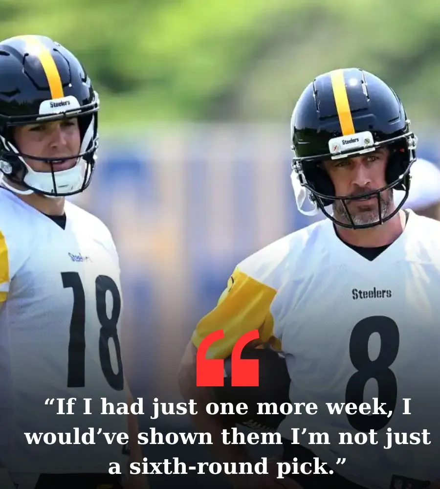Steelers’ Aaron Rodgers Sounds Off on Will Howard Injury