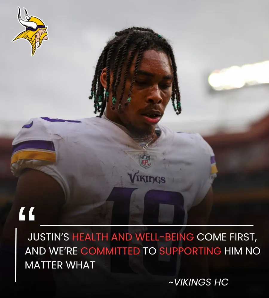 Justin Jefferson’s Serious Injury Raises Concerns About His Future with the Minnesota Vikings