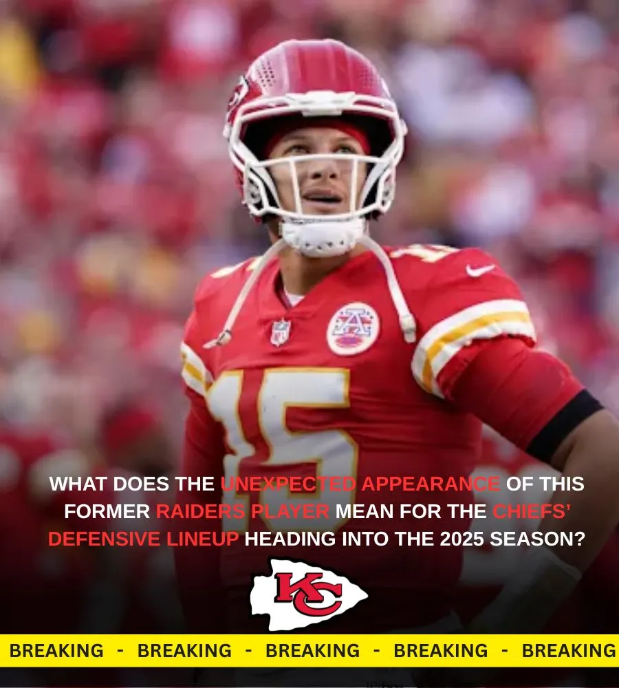 Chiefs Training Camp Features Key Raiders Cast-Off as Surprise Guest