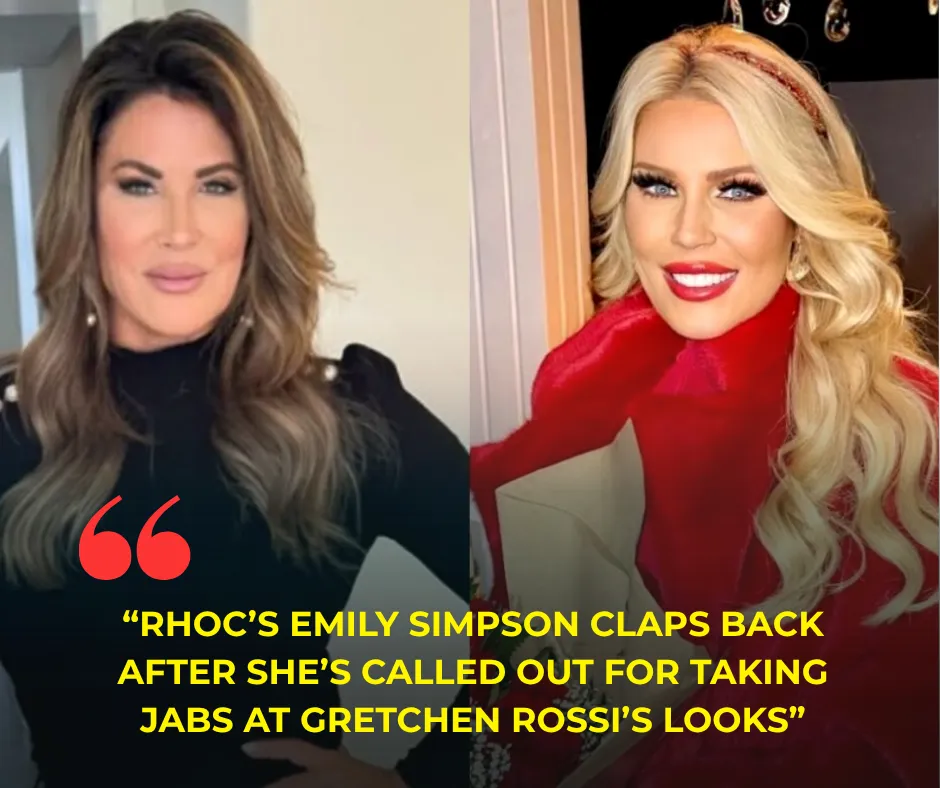 RHOC’s Emily Simpson Claps Back After She’s Called Out for Taking Jabs at Gretchen Rossi’s Looks
